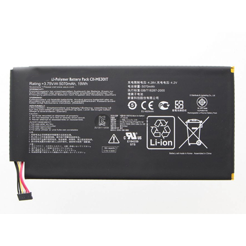 Memo Pad Smart K001 10.1 Tablet PC  Batterie ordinateur 